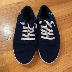 Baabuk Blue Wool Sneakers Sz 41